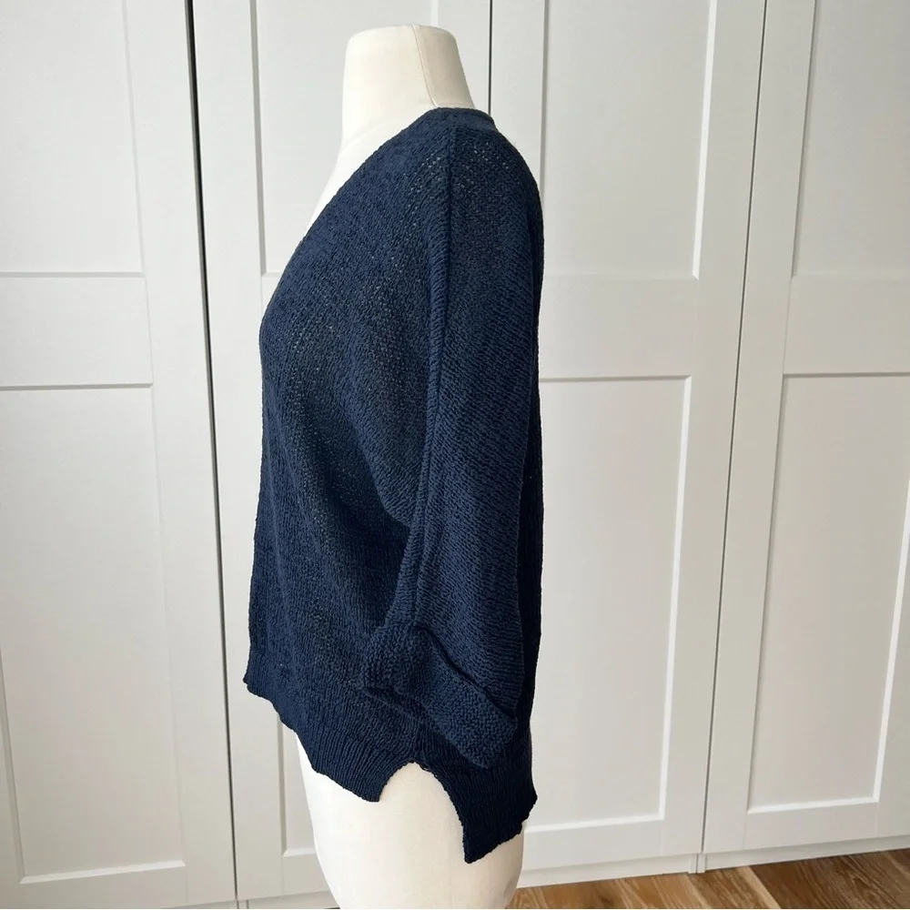 Uniqlo Summer Cotton Navy Sweater sz.S - Picture 3 of 8